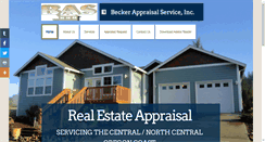 Desktop Screenshot of beckerappraisalservice.com